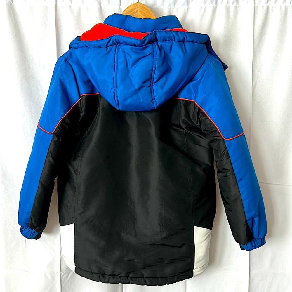 Rothschild Extra Warm Insulated Double Layer Hooded Zippered Jacket Boy Size 8 - Picture 2 of 4